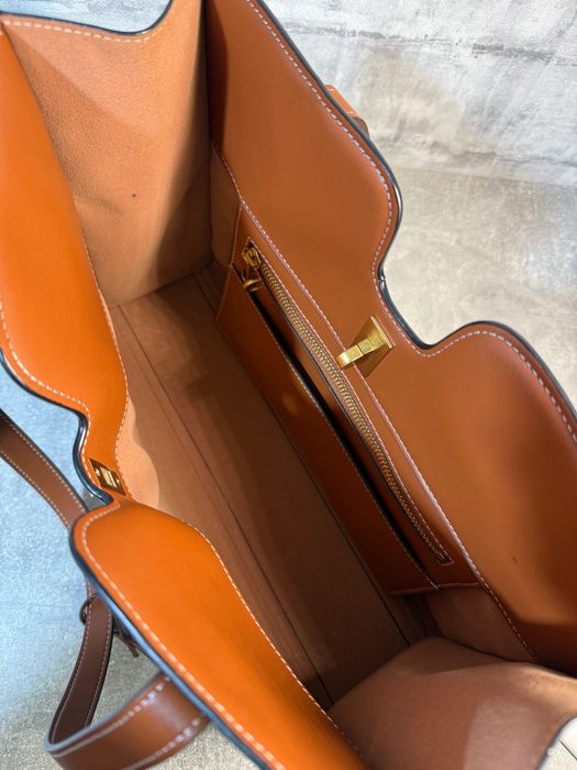 Leather country. Велика шкіряна сумка італійського виробництва celine
