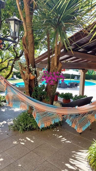 Turismo Rural no Minho, quinta com 8 quartos, piscinas e ténis em 10 m