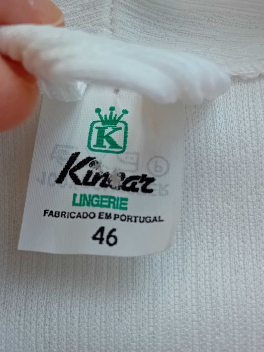 Robe branco pérola Tam. L