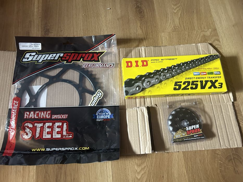 Zestaw napedowy Suzuki Triumph Kawasaki