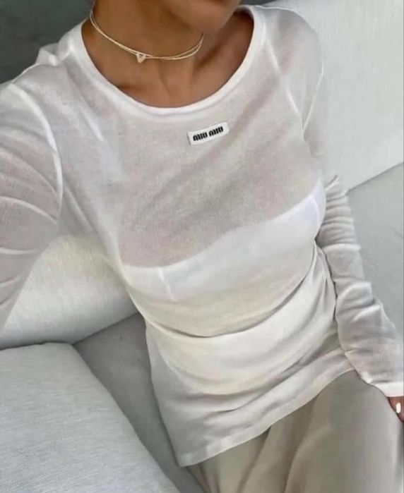 Лонгслів трендовий Міу Мі