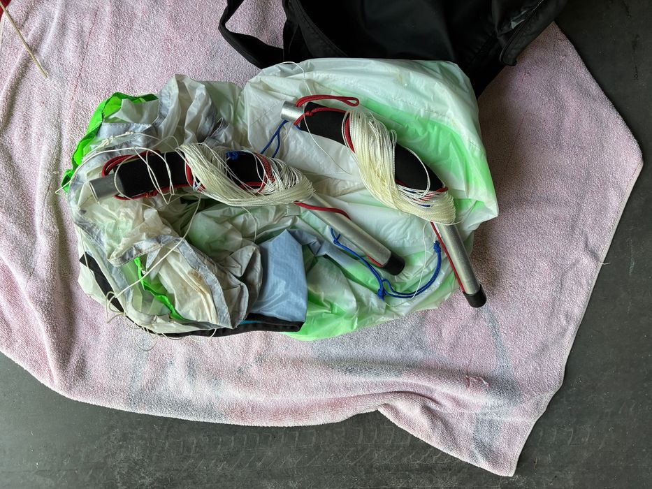 kite de 4 metros com arnês