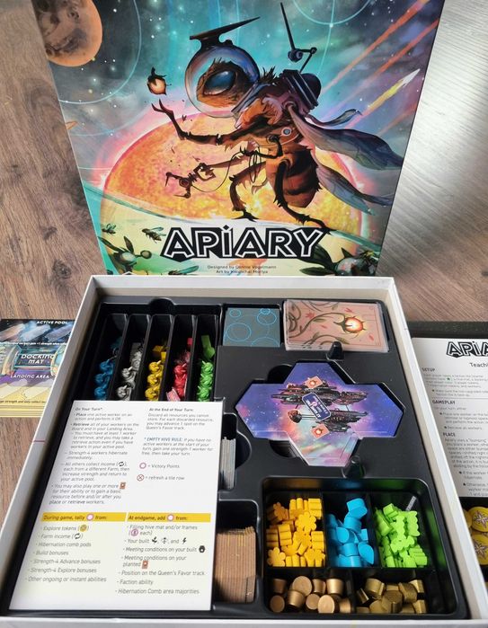 Insert 3D do gry Apiary – organizer elementów