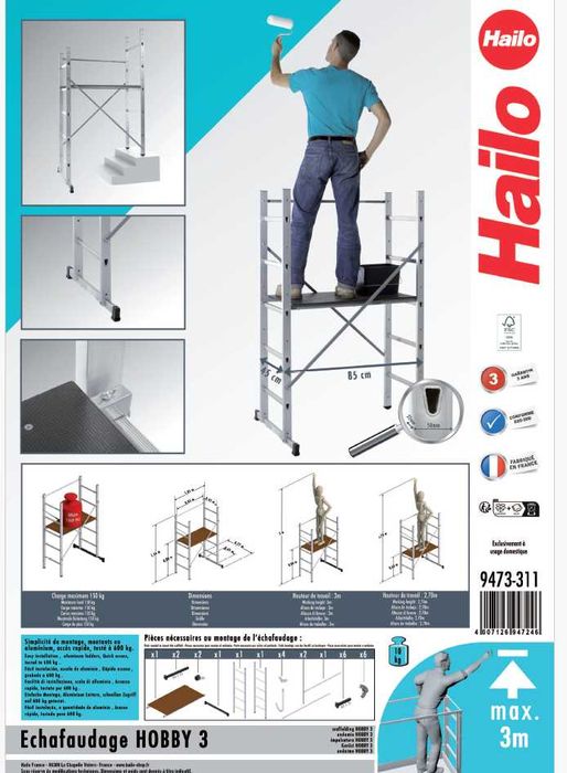 Andaime alumínio HOBBY 3M