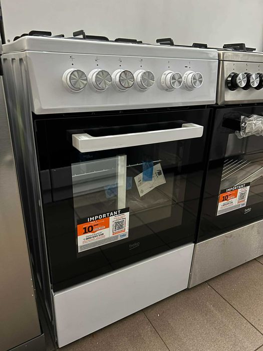 Kuchenka gazowo elektryczna Beko TERMOOBIEG 50 cm szerokości