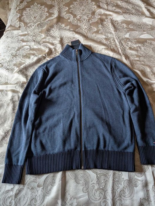 Новий чоловічий синій кардиган  Tommy Hilfiger .