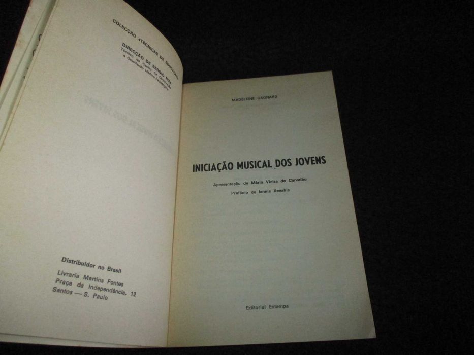 Livro Iniciação Musical dos Jovens Madeleine Gagnard