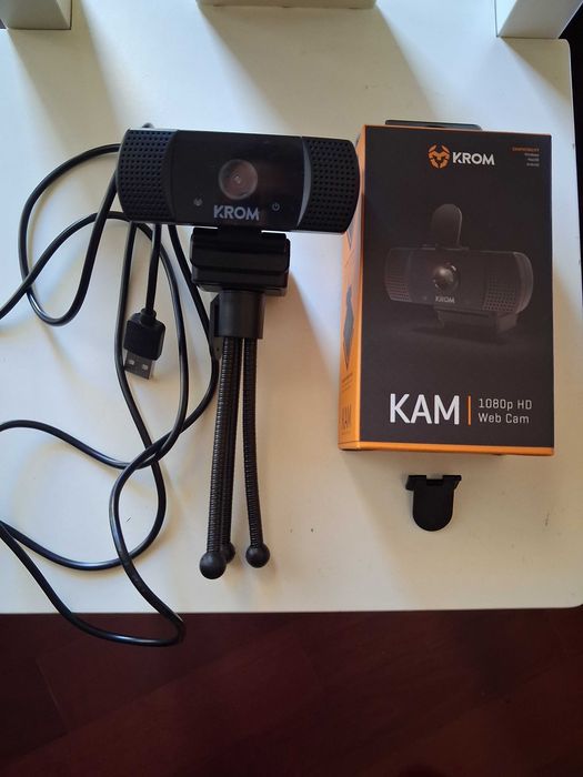 Webcam Krom Kam FHD 1080P