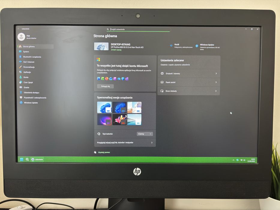 Hp ProOne 600 G3 21.5 AiO