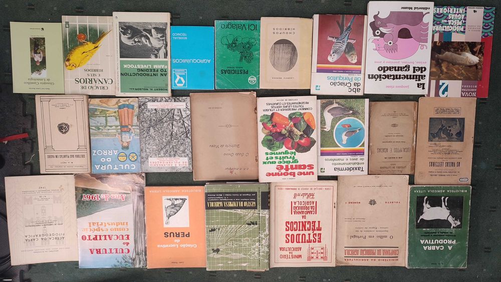 Lote livros Agricultura e Pecuária