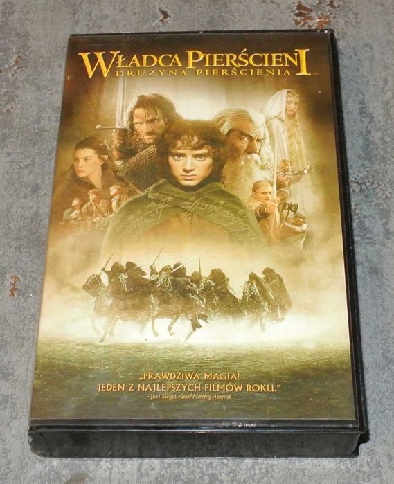 Kaseta VHS - Władca Pierścieni - Drużyna Pierścienia