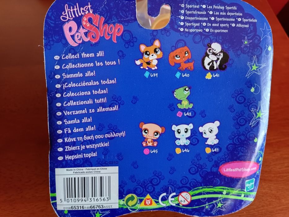 Figurki  #643 i #644 WIELORYB I RYBKA - UNIKAT - Littlest Pet Shop LPS