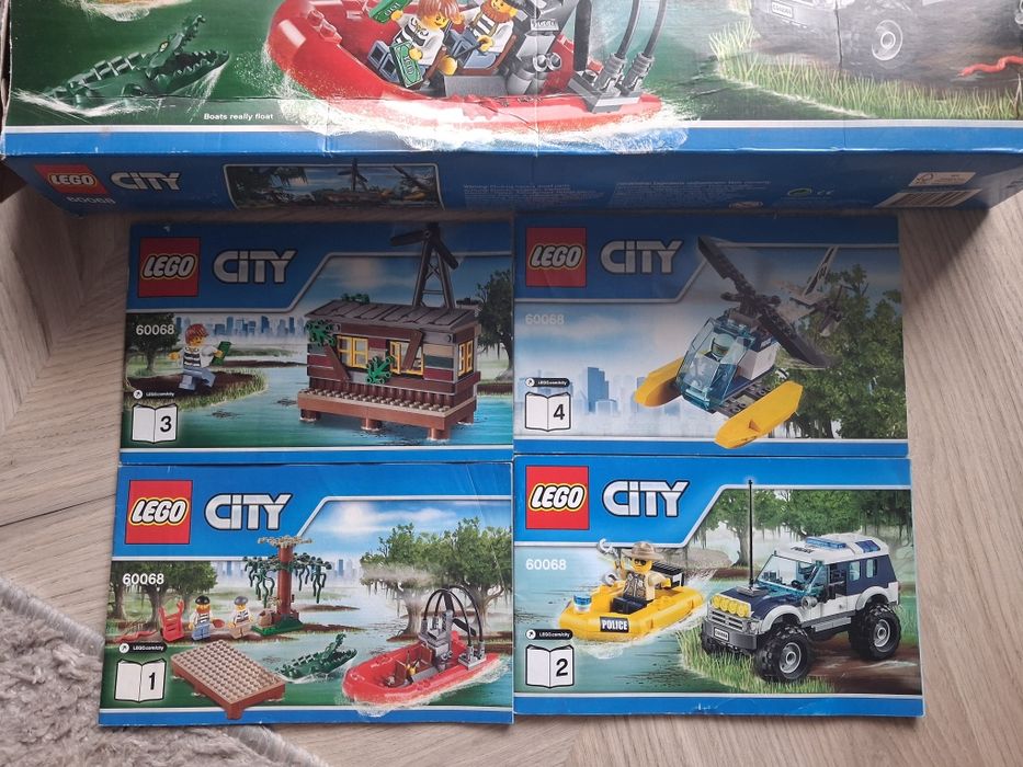 Lego 60068 kryjówka rabusiów komplet