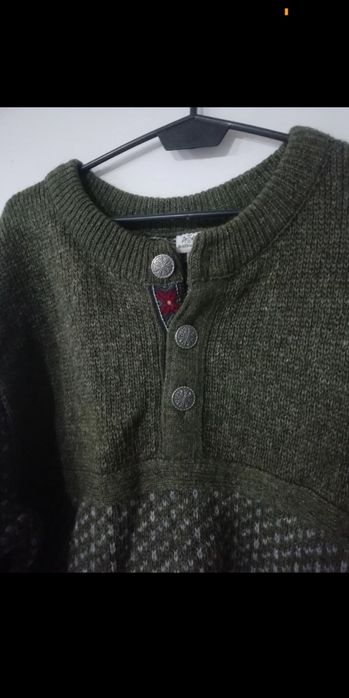 Rewelacyjny duży męski 80%20%rayon r. 50 sweter