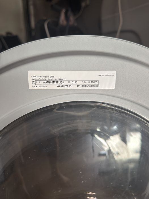 Pralka Bosch Serie 4 WAN282MSPL/38, 8 kg, 1400 obr./min, z silnikiem EcoSilence