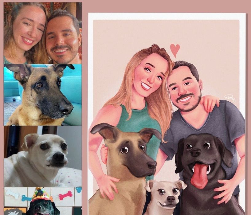 Ilustração personalizada estilo 3D ou ESTILO ilustração 2D