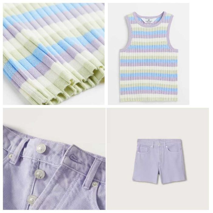 Майка H&M і шорти Mango р. 12-14 на 158 см