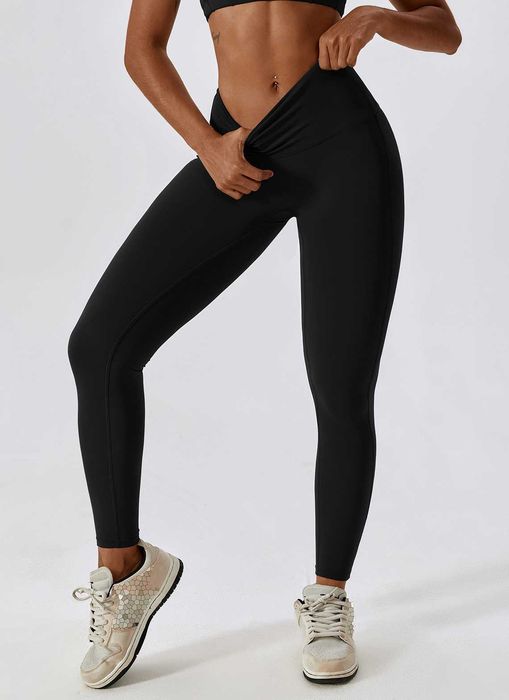 Спортивні лосини Alo Yoga Stretching High Waist Leggings Black 82611-BK