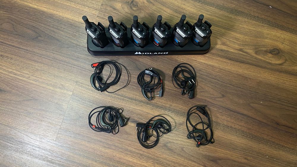 Intercomunicadores Walkie Talkies Midland BR02 - 6 unidades