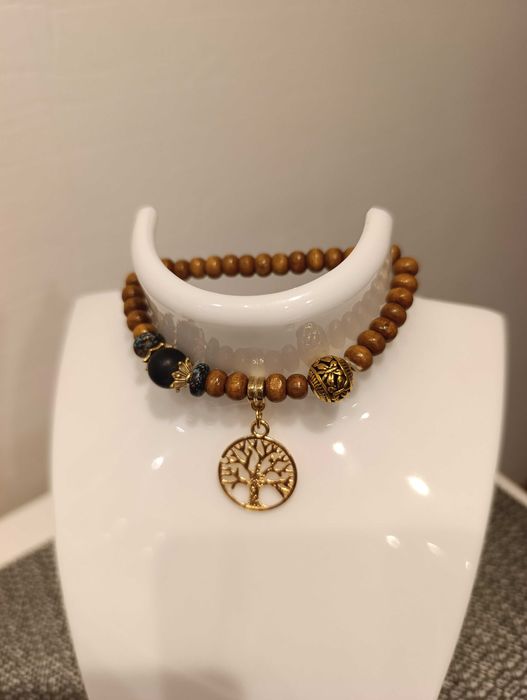 Zestaw 4 bransoletek |styl boho | eleganckie, na gumce |