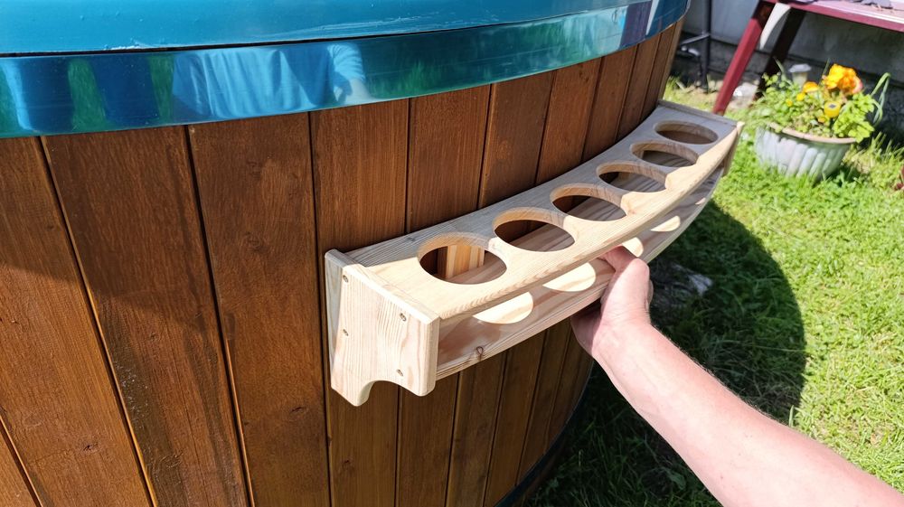 Balia ogrodowa półka barek na napoje