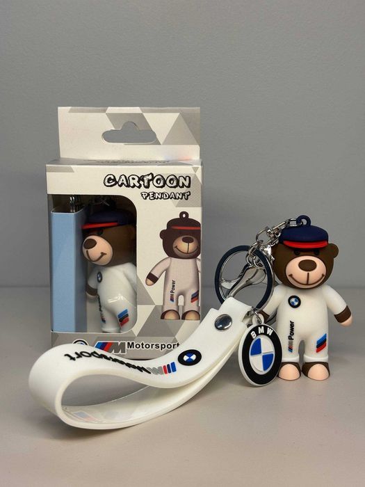 Брелок на ключ BMW БМВ M Motorsport ведмедик мишка медведь медвежонок