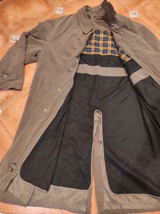 Чоловічий плащ-пальто зі зйомною підкладкою