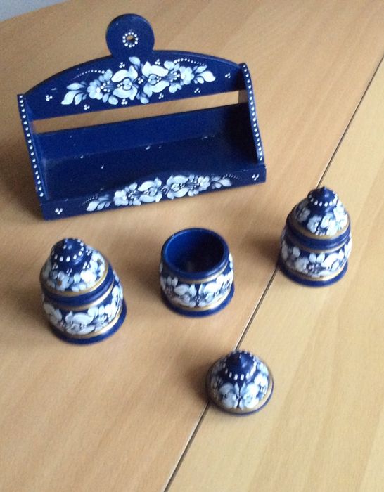 Набор для кухни деревяный,расписной, декоративный