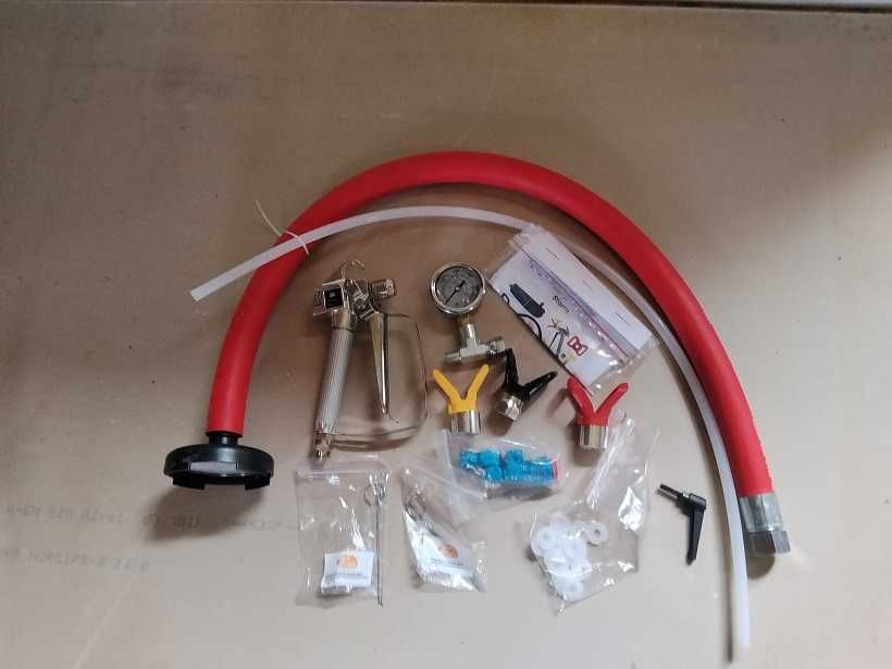 Zestaw Agregat Malarski Hydrodynamiczny Rosfix 3500w 38mwąż 100cmlanca