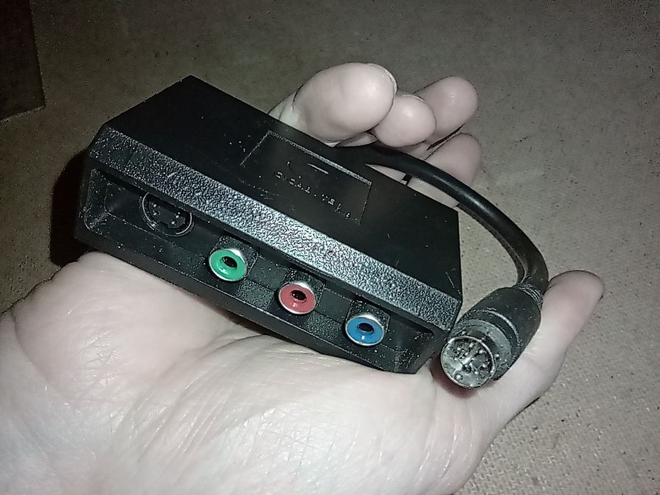 Ретро переходник Gigabyte S-Video / RCA (Component/Composite), винтаж
