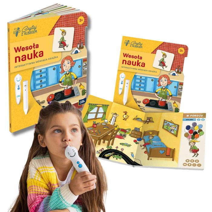 CZYTAJ Z ALBIKIEM Interaktywna Książka Wesoła nauka dla Dzieci 3+ Albi