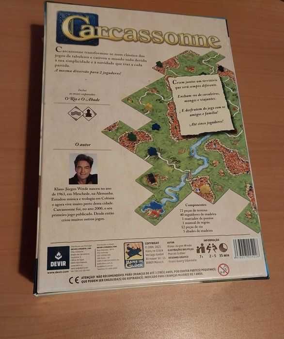 Jogo DEVIR Carcassonne (Novo Selado)