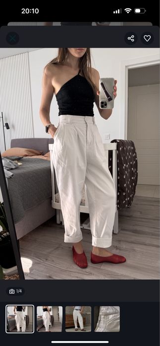 Штани з деніму Rykky Hype білі