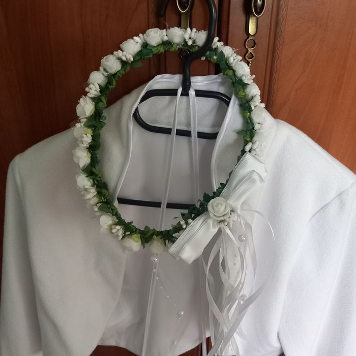 Sukienka/alba komunijna zestaw