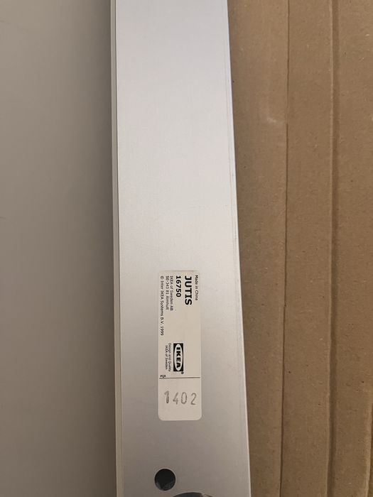 Ikea JUTIS fronty kuchenne 60x40 cm (szkło aluminium)