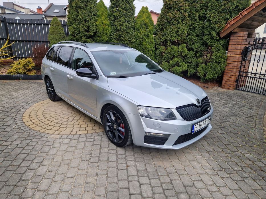 Skoda Octavia VRS Automat Led ksenon navi grzane fotele 2x czujniki cofania alu !!!