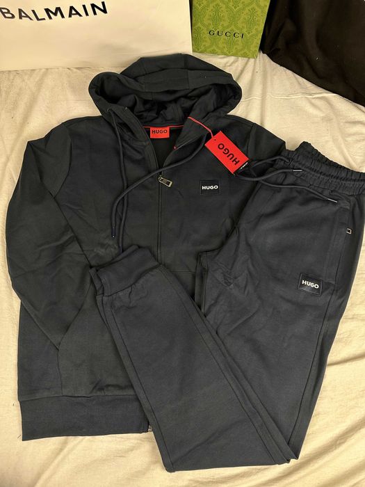 Komplet dresu Ultra Premium hugo boss dres sklepowy czarny OUTLET