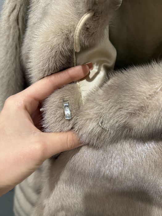 Шуба норкова.     Натуральна