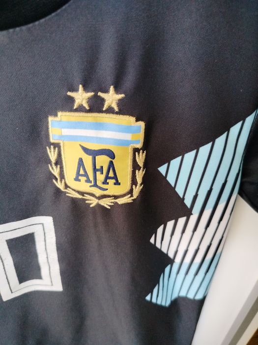 Czarna wyjazdowa koszulka reprezentacji Argentyny Messi