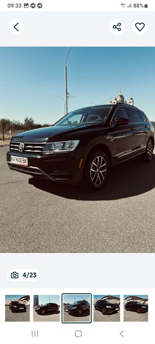 ІДЕАЛЬНИЙ СТАН АВТО Volkswagen Tiguan 2021,2.0лTSI