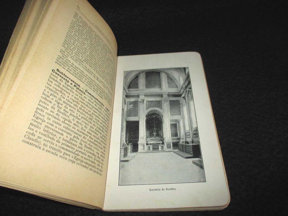 Livro O Monumento de Mafra Guia Ilustrado 1906