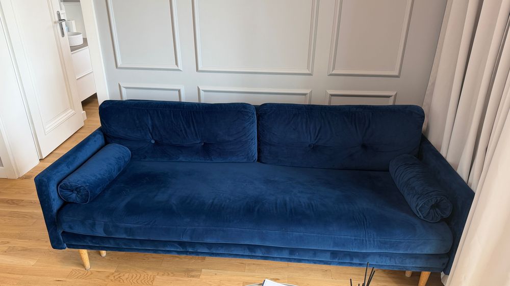 Luksusowa velourowa sofa Optisofa