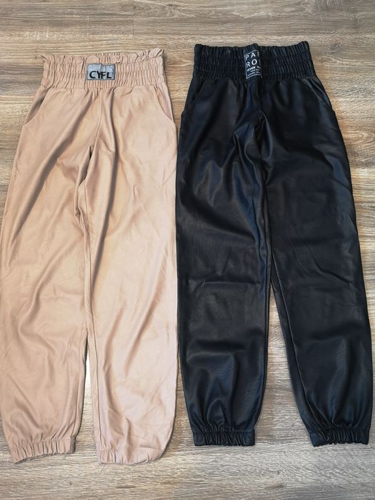 Spodnie z Eco skórki