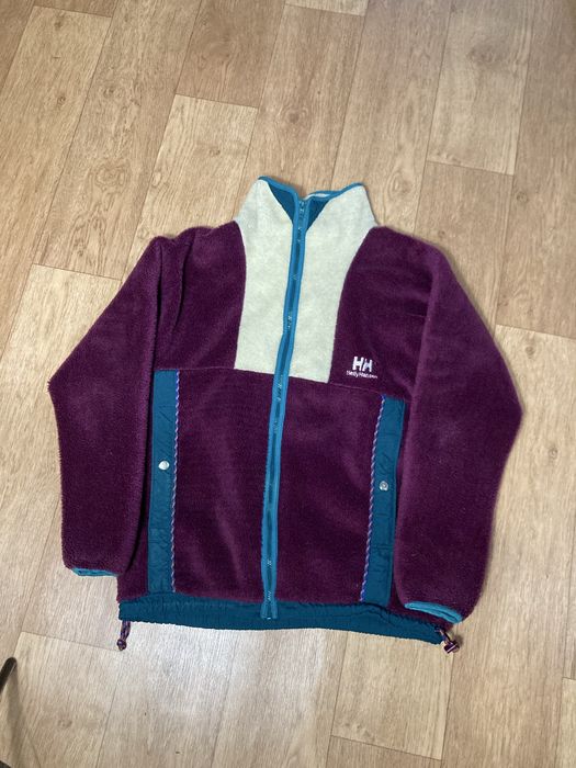 Vintage Helly Hansen Fleece Jacket Rare 80-90s