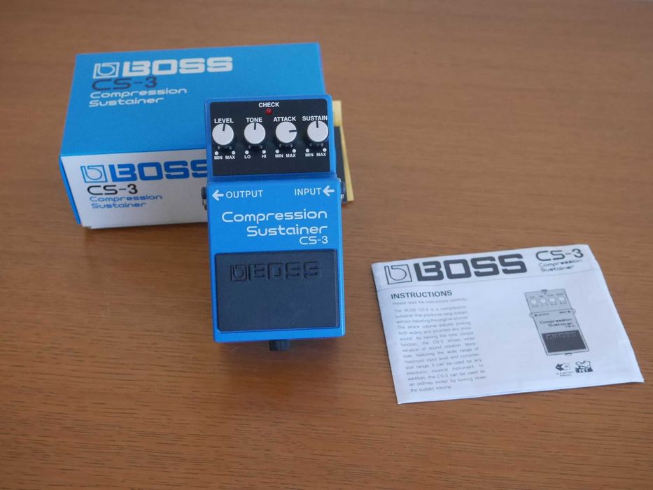 Pedal BOSS CS 3 Compression Susteiner