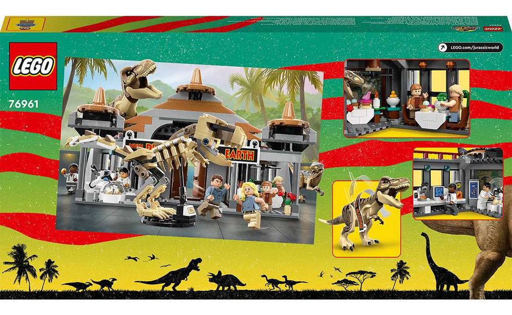 Конструктор LEGO Jurassic World 76961 Атака тиранозавра й раптора