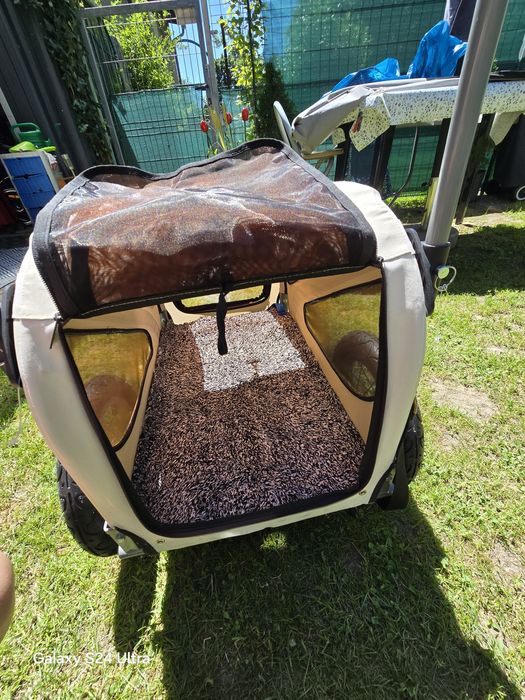 Przyczepka do roweru  2 w 1 dla pieska