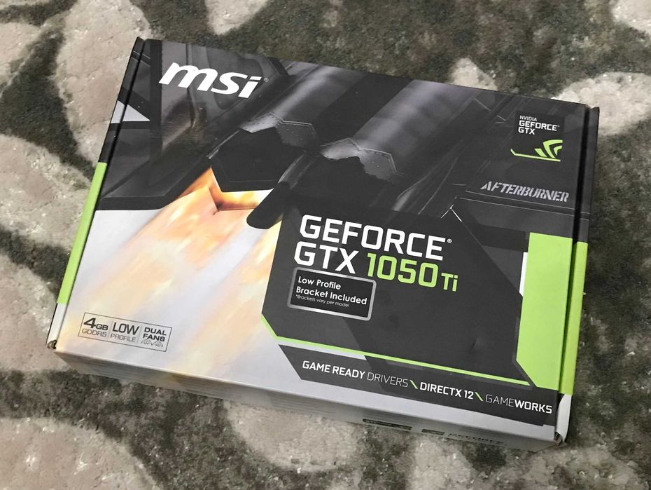 MSI GeForce GTX 1050 ti  (4 GB)