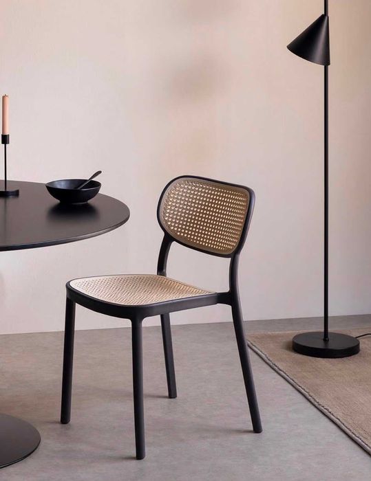 Pack de 4 Cadeiras Empilháveis Estilo Rattan – Como Novas