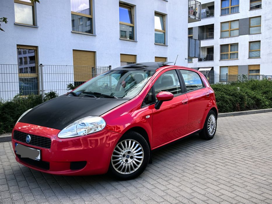 Fiat Grande Punto 1.4  GAZEM Klima Dach Panorama 5 Drzwi Wspoma OC 2027 Jazda Za Grosze